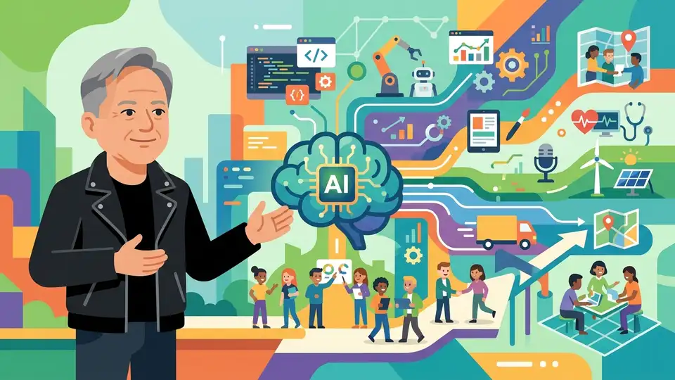 黃仁勳:AI 會創造更多工作