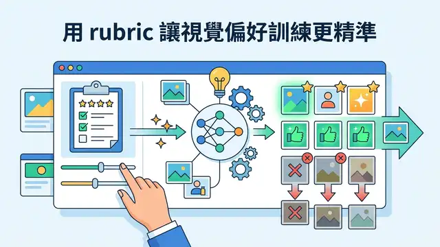 用 rubric 讓視覺偏好訓練更精準