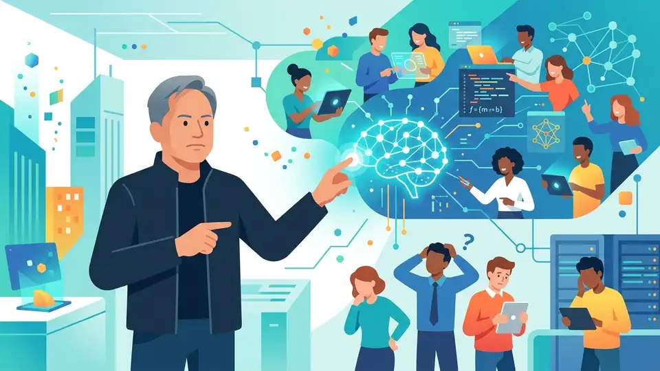 Jensen Huang’s AI warning is really about coworkers