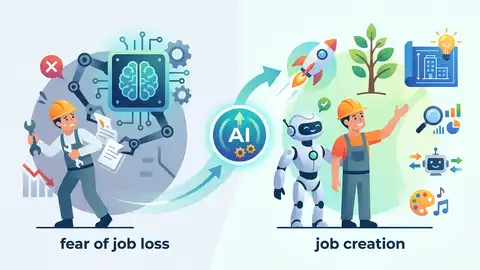 為什麼 AI 領袖正在改口：從「搶工作」到「創造工作」