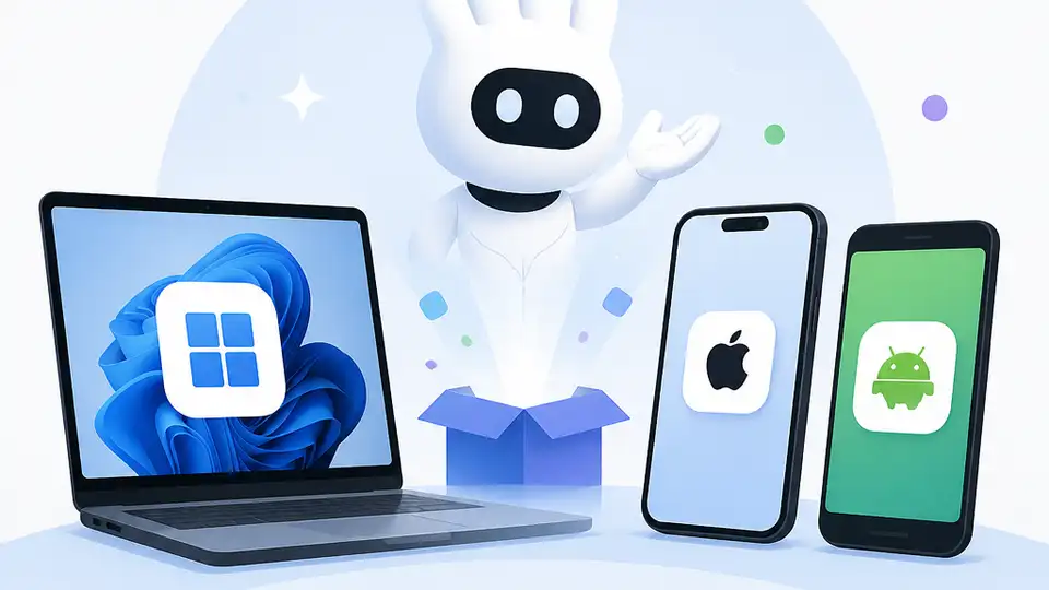 Manus AI launches free apps for Windows, iOS, Android