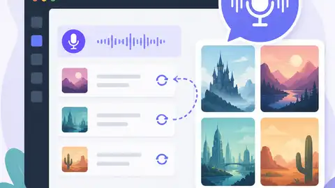 Midjourney Web Updates let voice reuse prompts