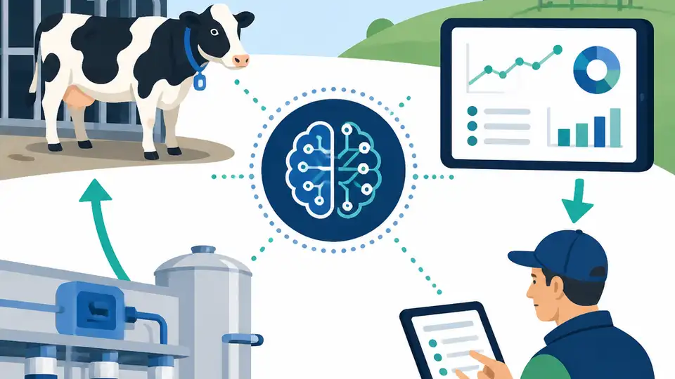 AI turns dairy ops into a tighter feedback loop