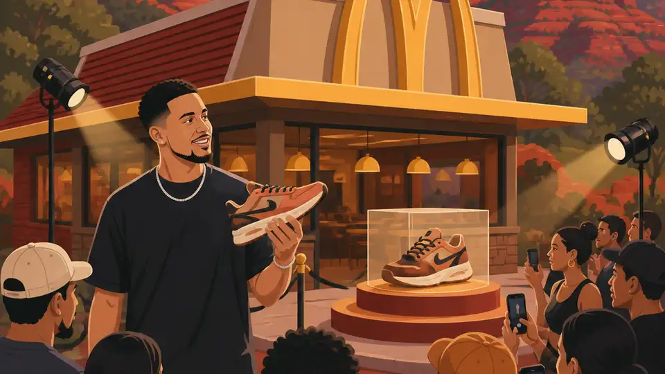 Devin Booker turned Sedona McDonald’s into a shoe launch
