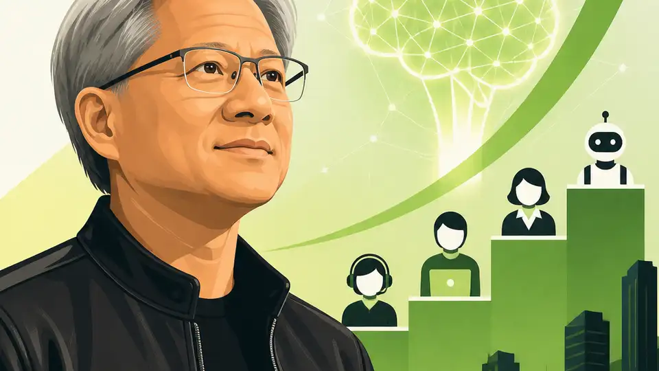 Nvidia's Huang links AI boom to agent demand