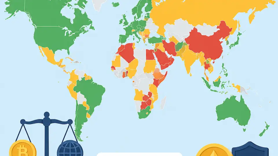 Crypto legality by country: where it’s legal, banned, or unclear