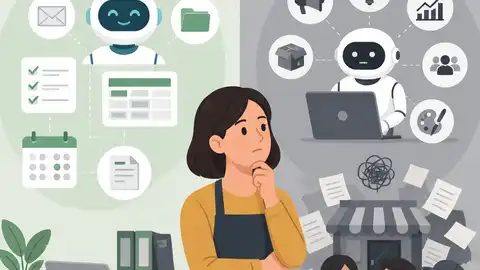 為什麼小型企業只該把 AI 用在行政，不該什麼都交給它