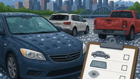 Denver hailstorm turns roads into a damage checklist