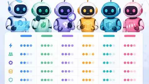 6 crypto AI agents let you compare utility fast