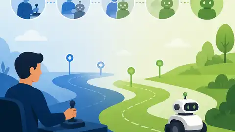 RL Training That Hands Off Control Gradually