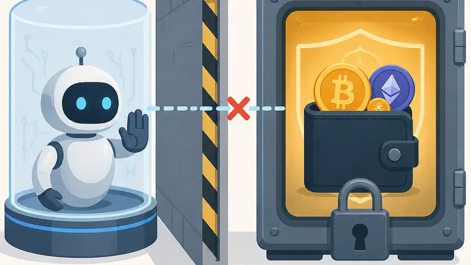 Crypto agents should not get wallet access without hard containment