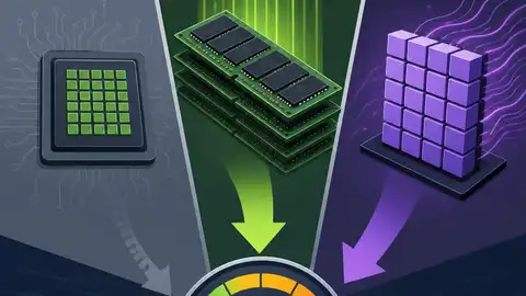 CUDA 核心重要，但記憶體與 Tensor Core 才決定訓練速度