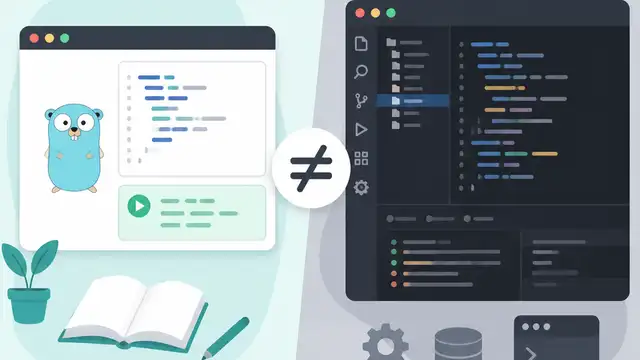 Boot.dev 的 Go Playground 是教學工具,不是完整 IDE