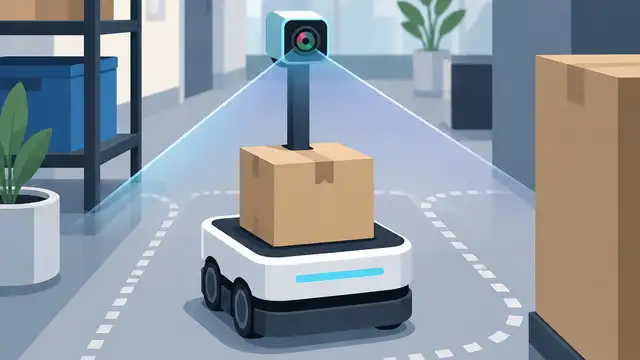 Robostral Navigate runs robots with one RGB camera