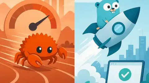 Rust 讓你先跑分，Go 讓你先上線