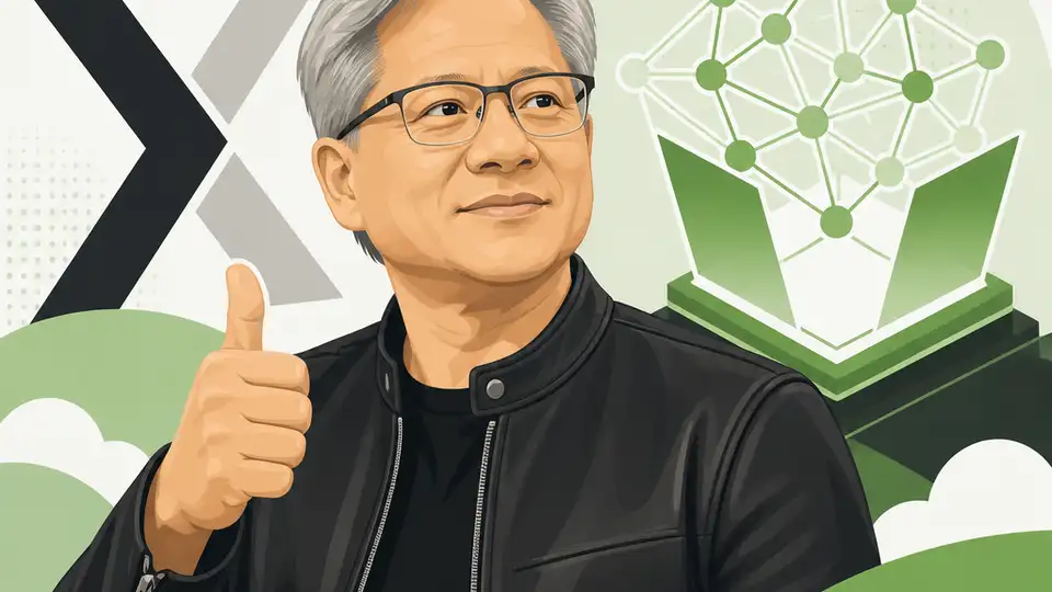 黃仁勳首篇 X 文,公開挺開放權重 AI