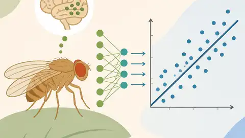 Fruitfly-Inspired Regression Without Heavy Models