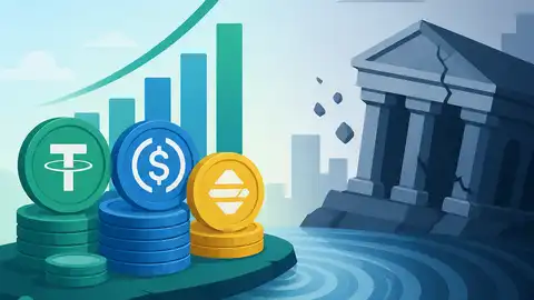 Stablecoins Hit $308B as SVB’s Shock Still Echoes