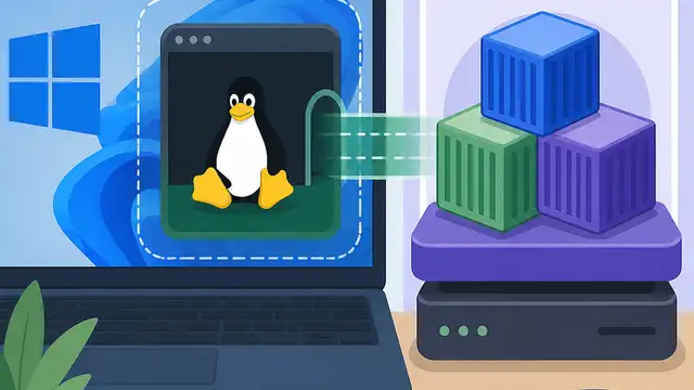 在 WSL 用 wslc 跑 Linux 容器