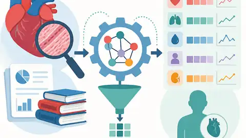 Evidence-linked feature engineering for heart failure