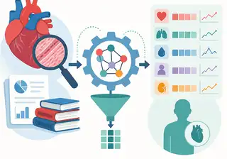 Evidence-linked feature engineering for heart failure