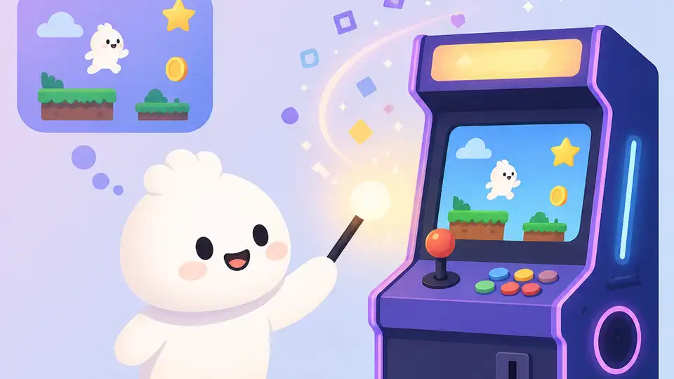 Doubao turns a game prompt into a mini arcade